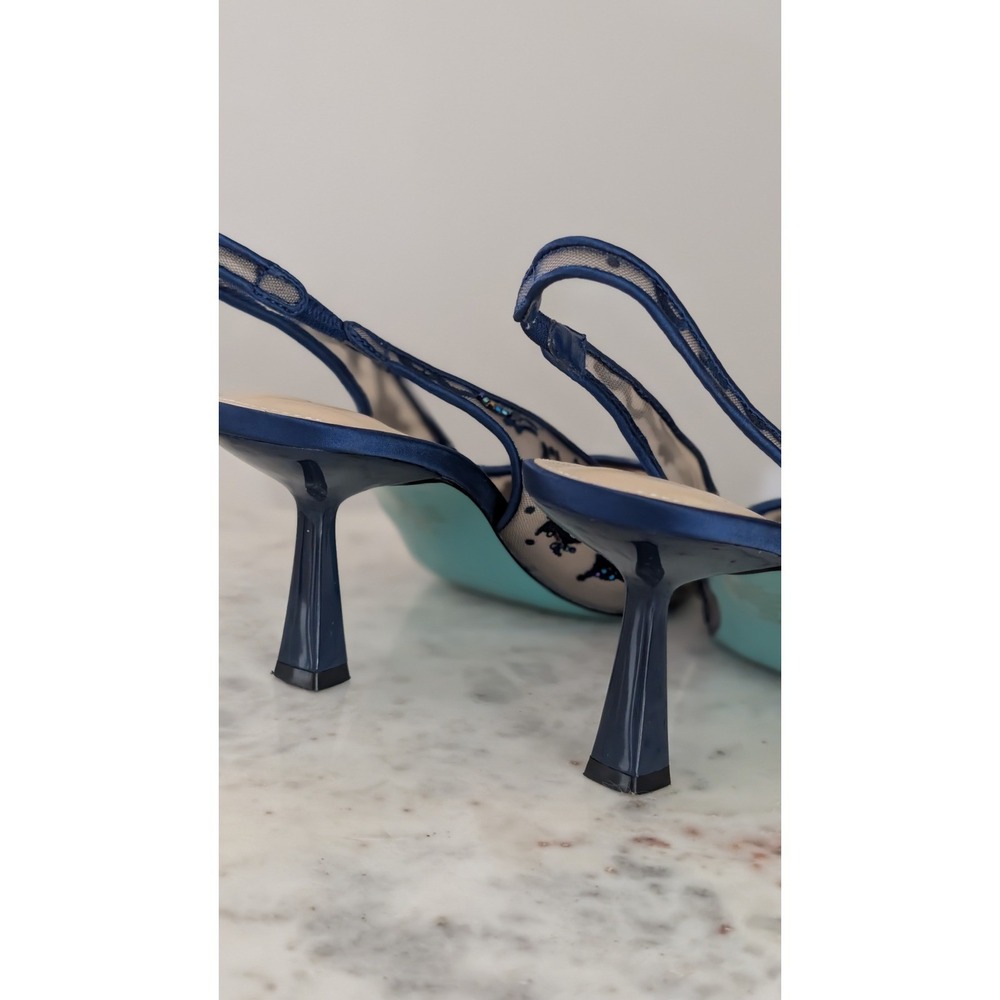 Betsey Johnson Nikki Navy 8.5 - Picture 8 of 10